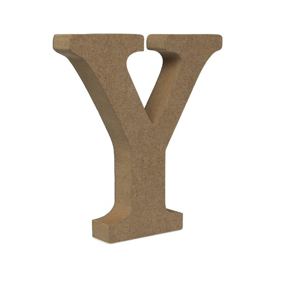 MDF Wooden Letter Y 13cm image number 1