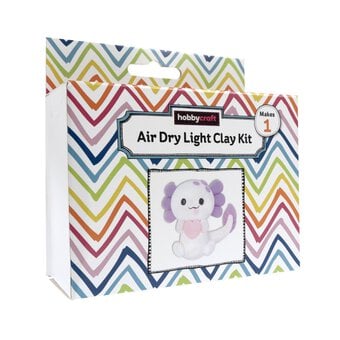 Cute Axolotl Air Dry Light Clay Kit