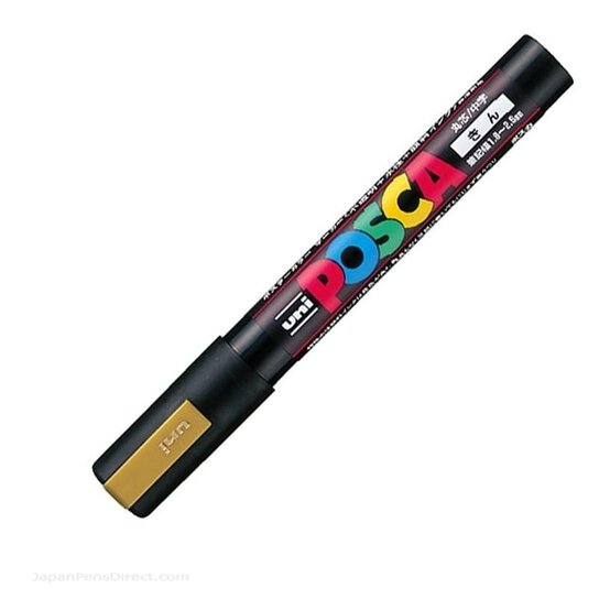 Uni-ball Posca PC 5M Gold image number 1