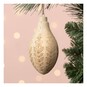 Hanging Wooden Teardrop Decoration 10cm image number 1