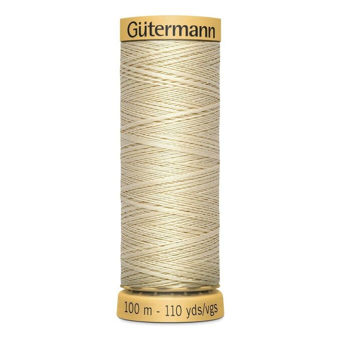 Gutermann Beige Cotton Thread 100m (519) image number 1