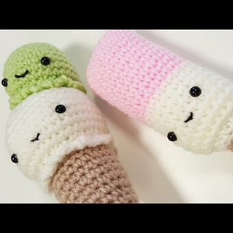 How to Crochet Cute Ice Creams