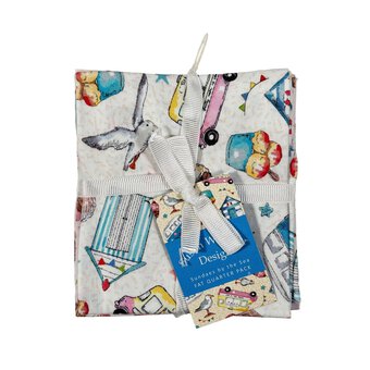 Sundaes by the Sea Cotton Fat Quarters 4 Pack