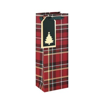 Tartan Bottle Bag 36cm x 13cm
