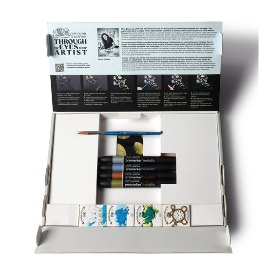 Winsor & Newton Mixed Media Metallic Set 10 Pieces image number 4