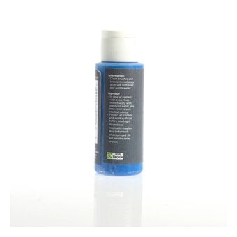Bright Blue Acrylic Craft Paint 60ml image number 3