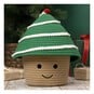 Smiley Christmas Tree Storage Basket 24cm image number 1