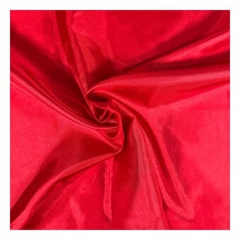 Red Silky Habutae Fabric by the Metre