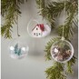 Round Fillable Glass Bauble 8cm image number 5