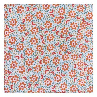 Island Haven Sunburst Vine Cotton Fabric by the Metre
