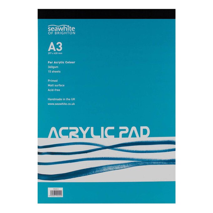 Seawhite Acrylic Painting Pad A3 image number 1