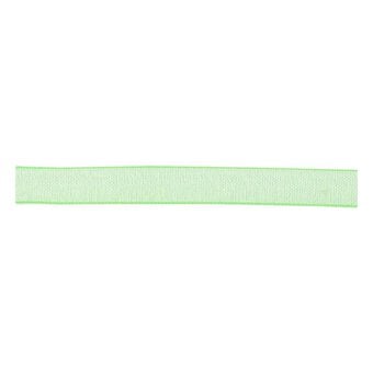 Australian Green Organdie Ribbon 6mm x 8m image number 2