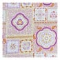 Island Haven Pink Mosaic Scarf Cotton Fabric by the Metre image number 2