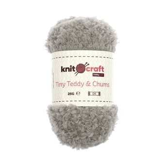 Knitcraft Light Grey Tiny Teddy & Chums 25g