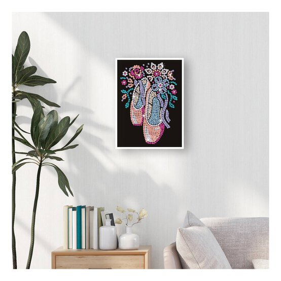 Kitfix Ballet Shoes Sequin Art Red Kit image number 2