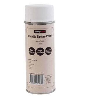 White Matte Acrylic Spray Paint 400ml