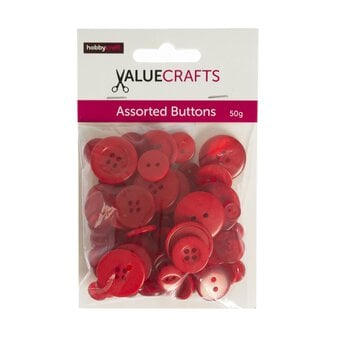 Red Buttons Pack 50g image number 4