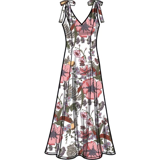 New Look Women's Knit Dress Sewing Pattern N6669 image number 3