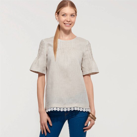 New Look Women's Top Sewing Pattern N6604 image number 3