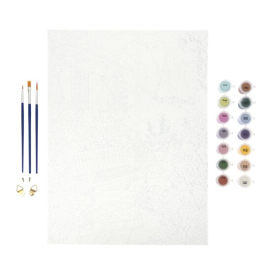 Cottage Garden Paint by Numbers image number 3