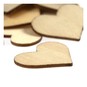 Natural Wooden Hearts 18 Pack  image number 2
