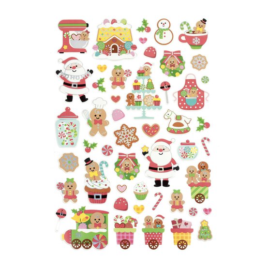 Gingerbread Baking Pop-Up Stickers image number 1
