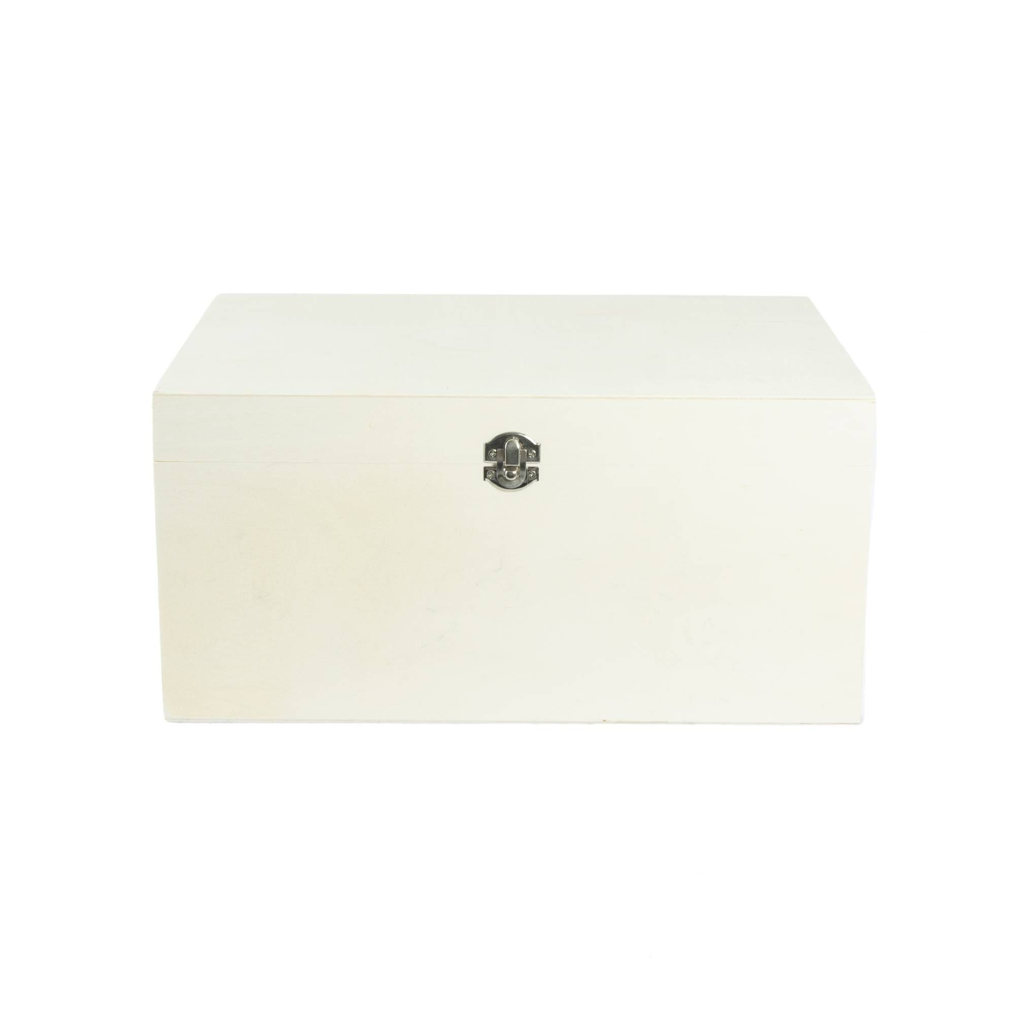 Wooden Storage Box 35cm x 25cm x 17cm Hobbycraft