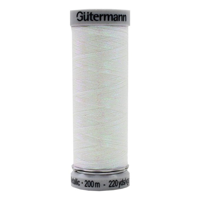 Gutermann Grey Sulky Metallic Thread 200m (7020) image number 1