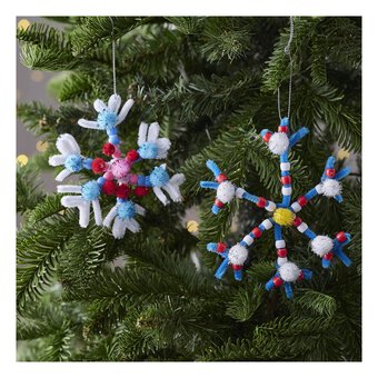 Make Your Own Snowflake Decoration Kit 2 Pack