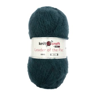 Knitcraft Petrol Leader of the Pac Aran Yarn 100g