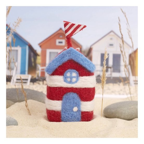 Beach Hut Felting Kit image number 2