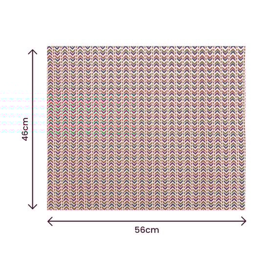 Pink Zigzag Single Cotton Fat Quarter image number 4