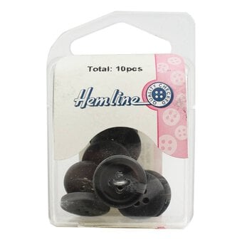 Hemline Assorted Basic Knitwear Button 10 Pack image number 2