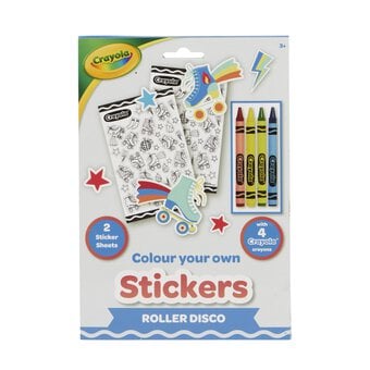 Crayola Colour Your Own Roller Disco Stickers 