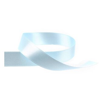 Light Blue Double-Faced Satin Ribbon 18mm x 5m image number 2