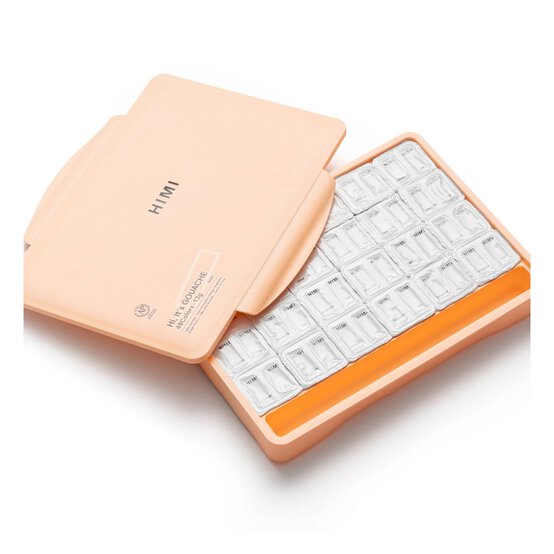 HIMI Peach Twin Cups Gouache Set 12ml 48 Pack  image number 4