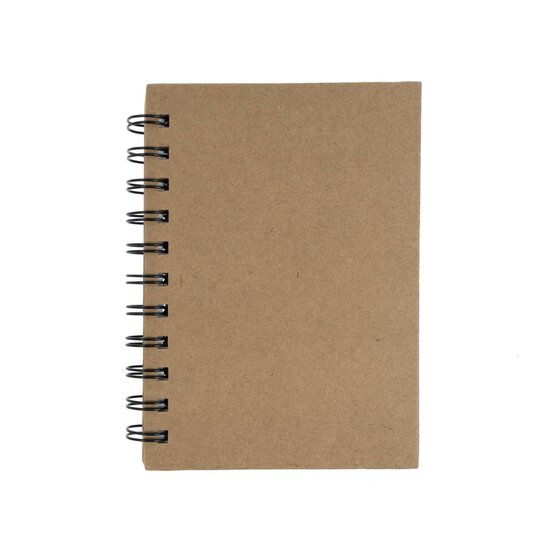 Kraft Spiral Notebook A6 image number 1