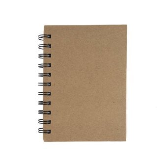 Kraft Spiral Notebook A6