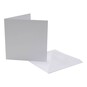 White Cards and Envelopes 5.8 x 5.8 Inches 50 Pack image number 1