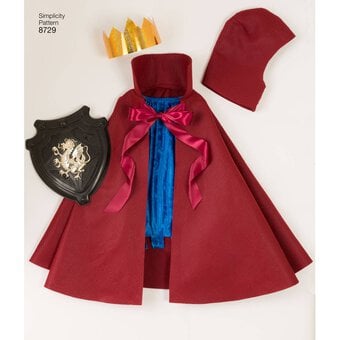 Simplicity Kids’ Cape Costume Sewing Pattern 8729 (S-L) image number 5
