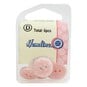 Hemline Pink Novelty Spotty Button 6 Pack image number 2