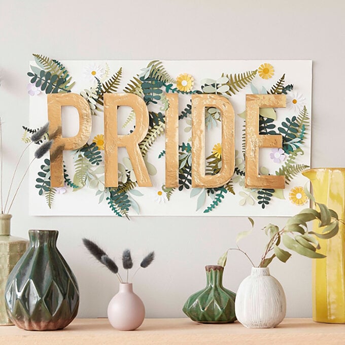 Cricut: How to Create Pride Wall Art image number 1