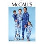 McCall’s Family Onesies Sewing Pattern M7518 (S-XL) image number 1