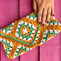 How to Crochet a Granny Square Clutch Bag image number 1