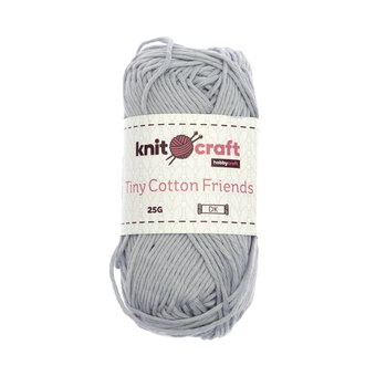 Knitcraft Silver Tiny Cotton Friends Yarn 25g
