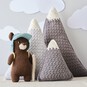 How to Crochet a Mountain Cushion image number 1