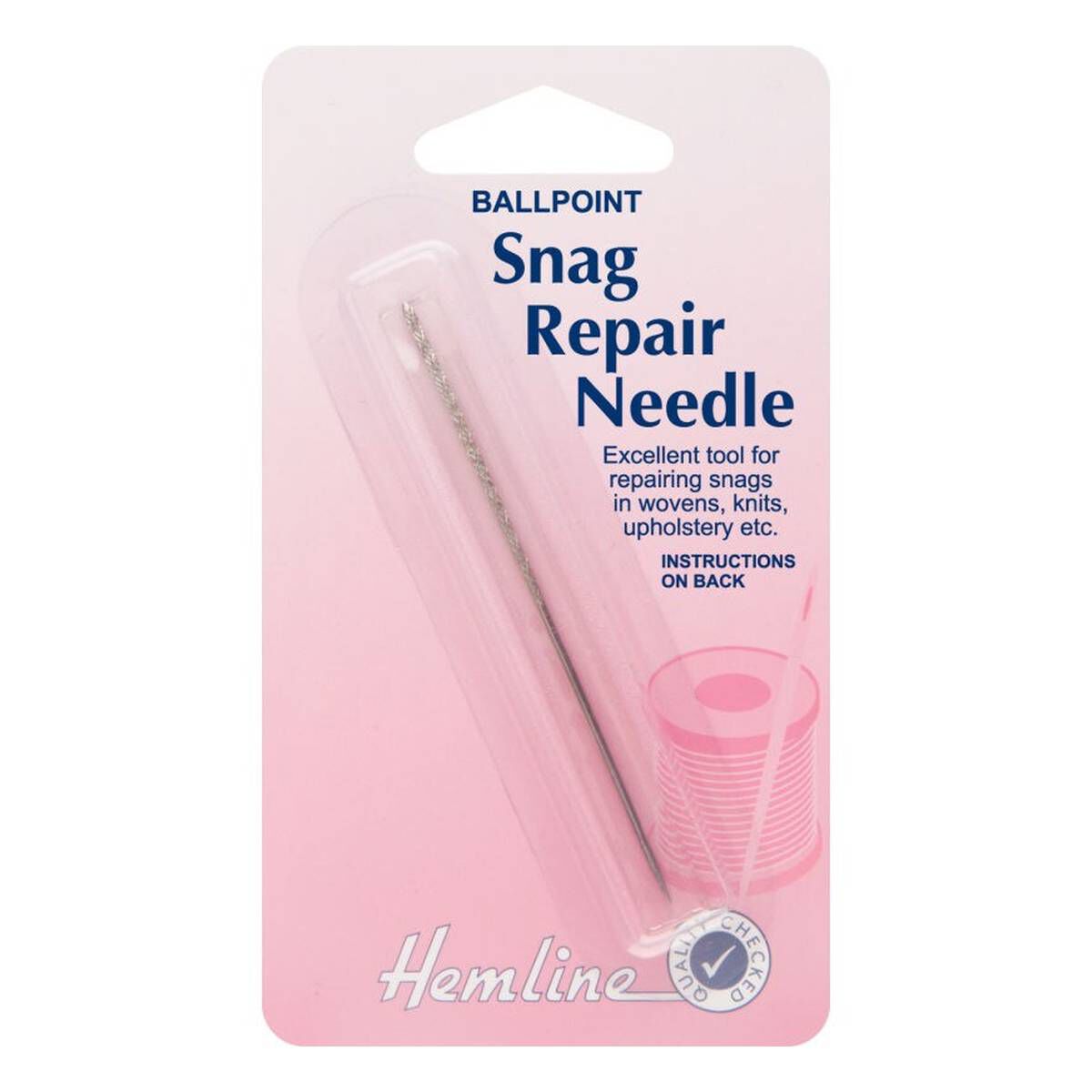 Hemline Ballpoint Snag Repair Needle Hobbycraft
