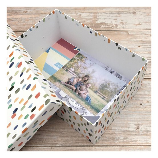 Paint Strokes Photo Box 11cm x 20cm x 29cm image number 2