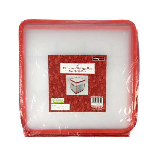 Christmas Decoration Storage Box 30cm image number 4