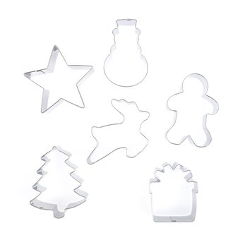 Christmas Cookie Cutter Set 6 Pack